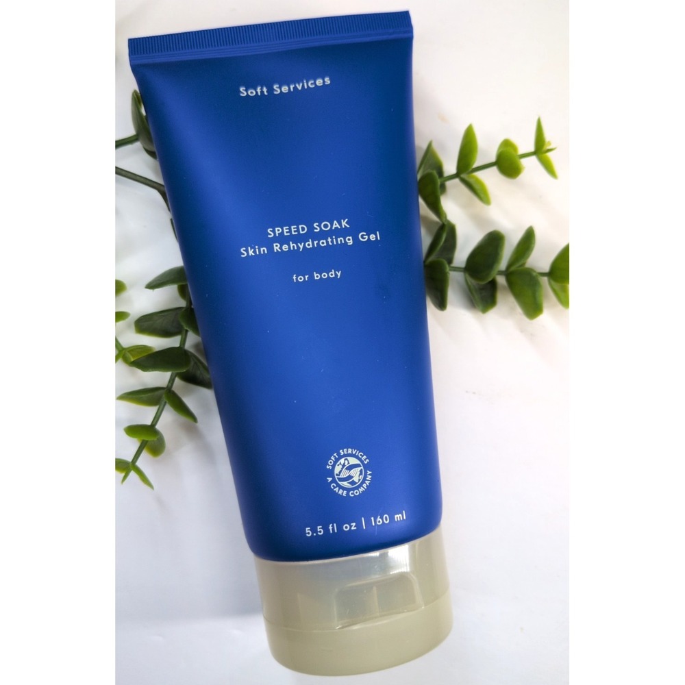 NEW💙Soft Services Speed Soak Hydrating Gel Moisturizer For Body 5.5 oz/160